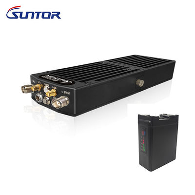 15-20KM 1.4GHz অফডিএম ড্রোন ভিডিও ট্রান্সমিটার এবং রিসিভার ইউএভি ওয়্যারলেস ডিসি 9 ~ 13 ভি