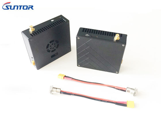 C50HPT 50km LOS UAV HD 1080P ড্রোন ভিডিও ট্রান্সমিটার দ্বি-মুখী তথ্য যোগাযোগ বেতার সিস্টেম